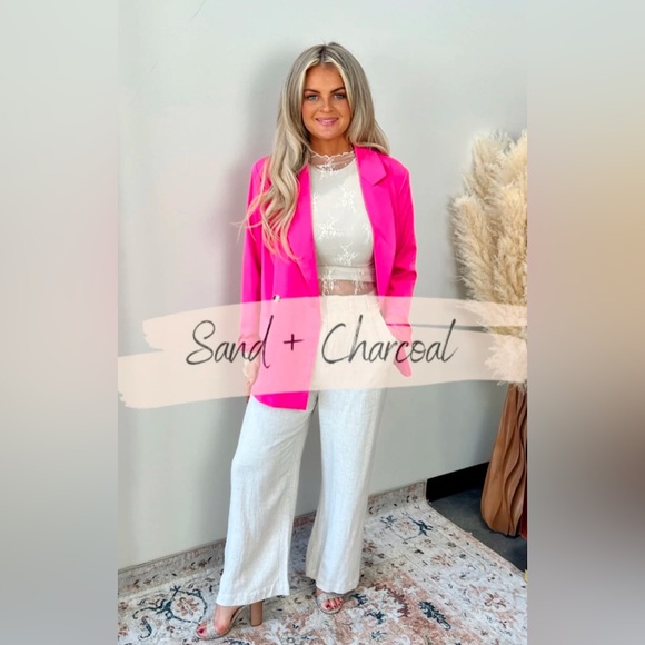 Heyson NWT Pink Blazer Jacket - Picture 7 of 16